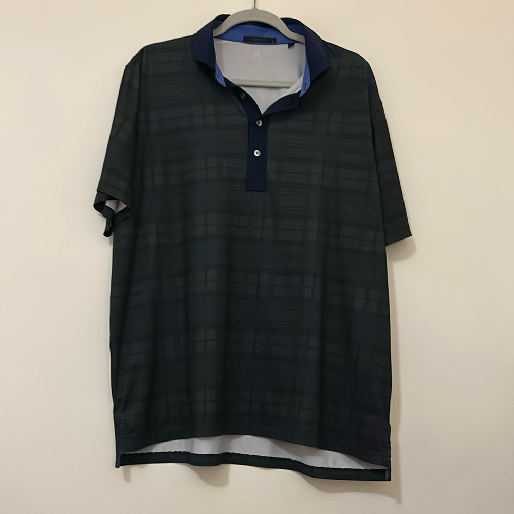 Greyson Checked Short Sleeve Golf Shirt